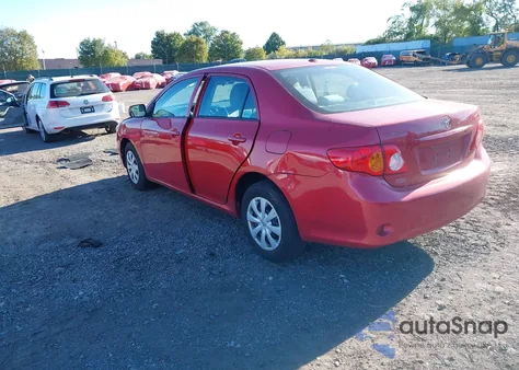 2009 Toyota Corolla Le z USA, uszkodzony, nr VIN 2T1BU40E59C176593